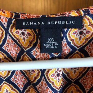 Banana Republic pattern dress